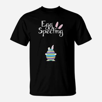 Eggspecting Pregnancy Announcemen Easter Pregnancy T-Shirt - Thegiftio