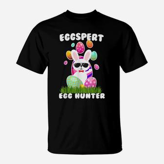 Eggspert Egg Hunter Easter Boys Girls Kids Hunter Hunting T-Shirt | Crazezy DE