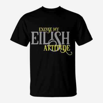 Eilish Vintage Funny Attitude Proud Family Reunion Surname Zip Hoodie T-Shirt | Crazezy