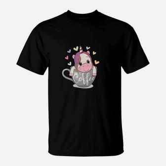 Einhorn Für Damen Coffee T-Shirt - Seseable