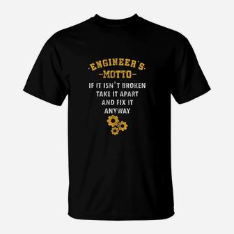Engineer Engineering Mechanical Profession T-Shirt | Crazezy