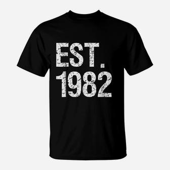 Est 1982 39Th Birthday T-Shirt | Crazezy UK