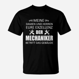 Eure Exzellenz Mechaniker T-Shirt - Seseable