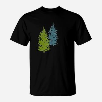 Evergreen Trees T-Shirt | Crazezy DE