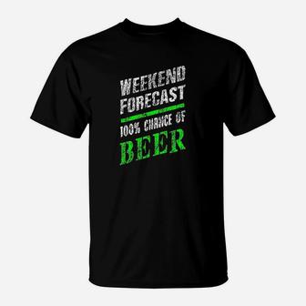 Extreme Muddin Weekend Forecast On A Black T-Shirt | Crazezy