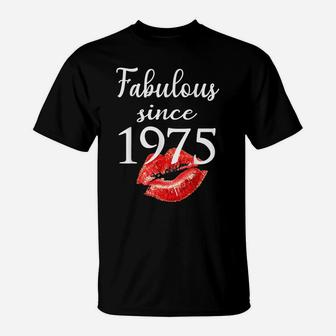 Fabulous Since 1975 Chapter 46 Birthday Gifts Tees T-Shirt | Crazezy DE