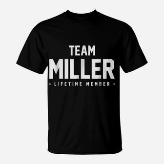 Family Reunion Shirt Team Miller Matching Gift T-Shirt | Crazezy