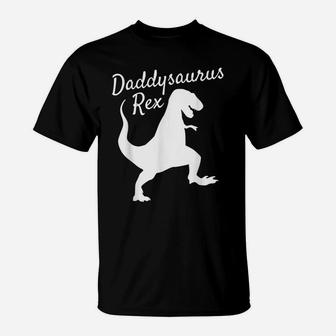 Fathers Day Gift From Wife Son Daughter Kids Daddysaurus T-Shirt | Crazezy AU