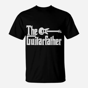 Fathers Day The Guitar-Father Musician Guitarist Dad Gift T-Shirt | Crazezy