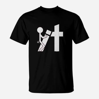 Fck It - Stick Figure Funny T-Shirt | Crazezy CA