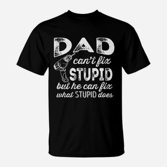 Feisty And Fabulous Great Dad Can Fix It T-Shirt | Crazezy