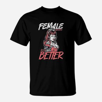 Female Barbers Do It Better T-Shirt | Crazezy CA