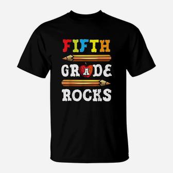 Fifth Grade Rocks Back To School T-Shirt | Crazezy AU