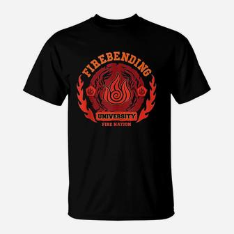 Fire Bending University T-Shirt | Crazezy DE