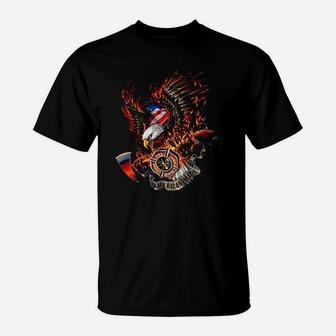 Firefighter Fear No Evil Dragon T-Shirt | Crazezy DE