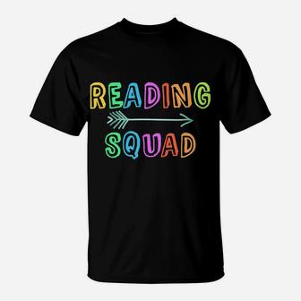 First Day Of School Preschool Kinder Teacher Reading Team T-Shirt | Crazezy