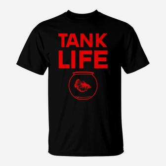 Fish Tank Gift For Aquarium Lovers Men Women Funny Aquarists T-Shirt | Crazezy
