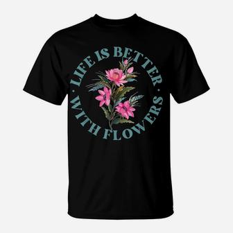 Florist Flower Bouquet Floral Designer Quote T-Shirt | Crazezy UK