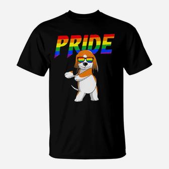 Flossing Cavalier King Charles Spaniel Lgbt Gay Pride T-Shirt - Monsterry DE