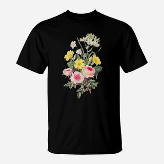 Flower Bouquet Pattern Florist Flower And Plant Lover T-Shirt | Crazezy UK