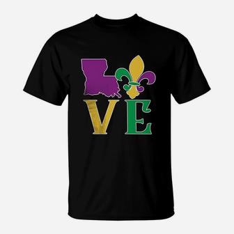 Forged Apparel Love Louisiana T-Shirt - Thegiftio UK