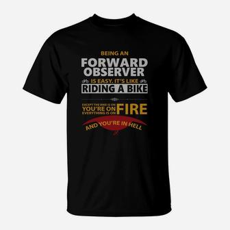 Forward Observer Jobs T-shirt Guys Ladies Youth Tee Hoodies Sweat Shirt V-neck Unisex T-Shirt - Thegiftio UK