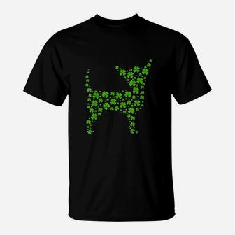 Four Leaf Clover Dog Lover T-Shirt | Crazezy CA