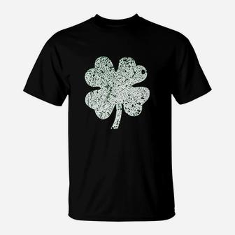 Four Leaf Clover St Patrick's Day T-Shirt - Thegiftio UK