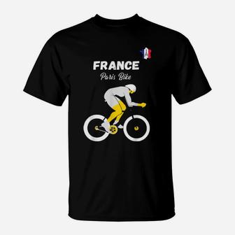 France Bike French Bicycle Racing Paris Bike Love T-Shirt - Monsterry UK