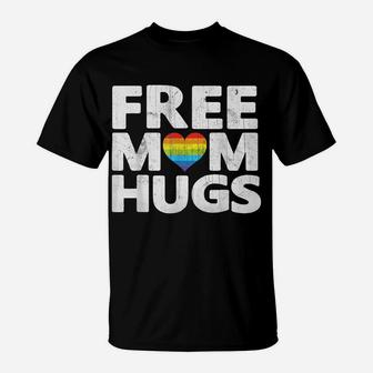 Free Mom Hugs Tshirt, Free Mom Hugs Rainbow Gay Pride Tshirt T-Shirt | Crazezy CA