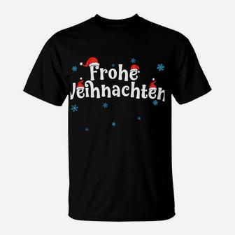 Frohe Weihnachten German Christmas Sweatshirt T-Shirt | Crazezy