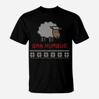 Funny Baa Sheep Ugly Christmas Sweaters Sweatshirt T-Shirt | Crazezy AU