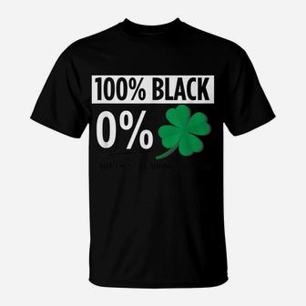 Funny Black People St Patricks Day Irish Shamrock T-Shirt | Crazezy CA
