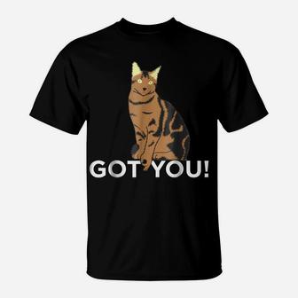Funny Cat Playing The Circle Game T-Shirt | Crazezy