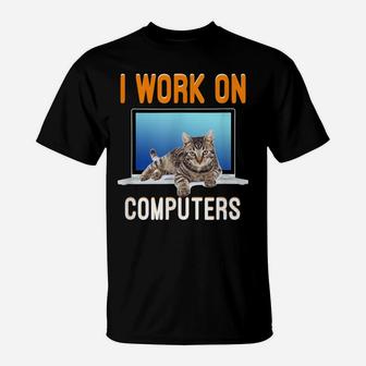 Funny Cat Shirts For Men, Women And Boys Kitty Lovers T-Shirt | Crazezy