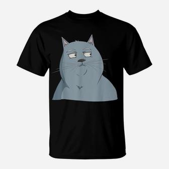 Funny Cat Tee - Vintage Cat Mom Cat Dad Sarcastic Cat Lovers T-Shirt | Crazezy