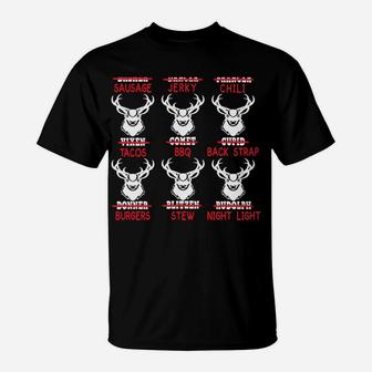 Funny Christmas Deer Bow Hunting Santa Men Women Hunter Gift T-Shirt | Crazezy CA