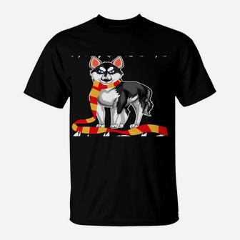 Funny Christmas My Patronus Is A Husky Cute Siberian Dog T-Shirt | Crazezy DE