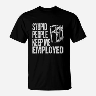 Funny Correctional Officer Quote Prison Warden Jailer Gift T-Shirt | Crazezy