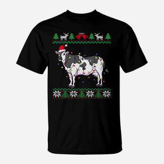 Funny Cow Ugly Christmas Sweaters Sweatshirt T-Shirt | Crazezy UK