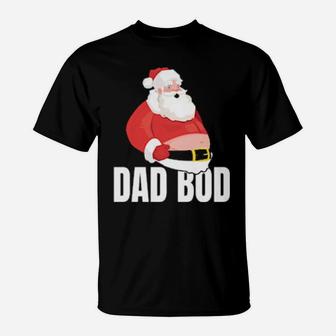 Funny Dad Bod Santa T-Shirt - Monsterry CA