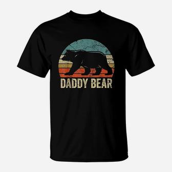 Funny Daddy Bear Dad Fathers Day Dad Daddy Bear T-Shirt | Crazezy AU