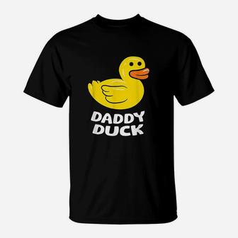 Funny Daddy Duck Rubber Duck T-Shirt | Crazezy DE