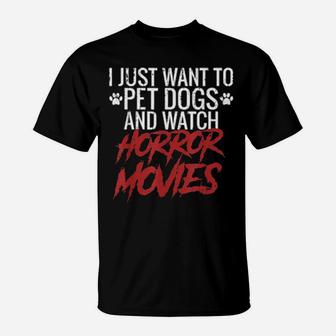 Funny Distressed Retro Vintage Horror Movie T-Shirt - Monsterry UK