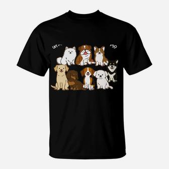 Funny Dog Lovers Don't Care What Anyone Thinks Of Me Except T-Shirt | Crazezy UK
