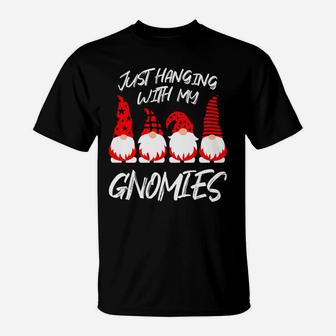 Funny Elves Christmas Gnomies Matching Family Pajama Costume T-Shirt | Crazezy