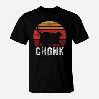Funny Fat Cats Meme Chonk Cat T-Shirt - Thegiftio UK