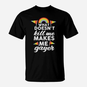 Funny Gay And Rainbow Flag T-Shirt - Monsterry DE
