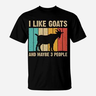 Funny Goat Art For Men Women Kids Farming Goat Lover Stuff Sweatshirt T-Shirt | Crazezy CA
