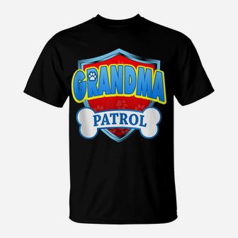 Funny Grandma Patrol - Dog Mom, Dad For Men Women T-Shirt | Crazezy AU